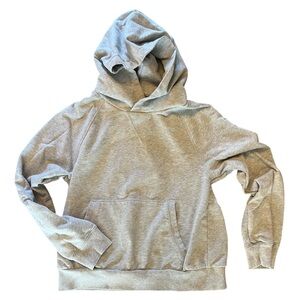 Athleta Hoodie Womens Gray Moonrise Open Back Sweatshirt Athletic Medium